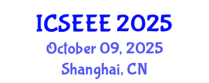 International Conference on Sustainable Energy and Environmental Engineering (ICSEEE) October 09, 2025 - Shanghai, China