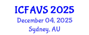 International Conference on Fisheries, Animal and Veterinary Sciences (ICFAVS) December 04, 2025 - Sydney, Australia