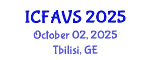 International Conference on Fisheries, Animal and Veterinary Sciences (ICFAVS) October 02, 2025 - Tbilisi, Georgia
