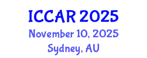 International Conference on Control, Automation and Robotics (ICCAR) November 10, 2025 - Sydney, Australia
