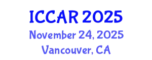 International Conference on Control, Automation and Robotics (ICCAR) November 24, 2025 - Vancouver, Canada