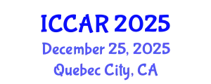 International Conference on Control, Automation and Robotics (ICCAR) December 25, 2025 - Quebec City, Canada