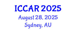 International Conference on Control, Automation and Robotics (ICCAR) August 28, 2025 - Sydney, Australia