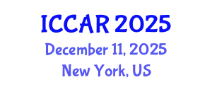 International Conference on Control, Automation and Robotics (ICCAR) December 11, 2025 - New York, United States