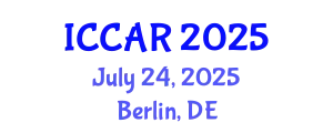 International Conference on Control, Automation and Robotics (ICCAR) July 24, 2025 - Berlin, Germany