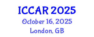 International Conference on Control, Automation and Robotics (ICCAR) October 16, 2025 - London, United Kingdom