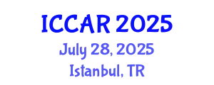International Conference on Control, Automation and Robotics (ICCAR) July 28, 2025 - Istanbul, Turkey