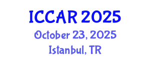 International Conference on Control, Automation and Robotics (ICCAR) October 23, 2025 - Istanbul, Turkey