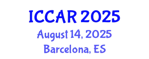 International Conference on Control, Automation and Robotics (ICCAR) August 14, 2025 - Barcelona, Spain