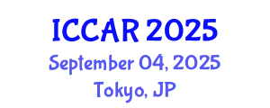 International Conference on Control, Automation and Robotics (ICCAR) September 04, 2025 - Tokyo, Japan