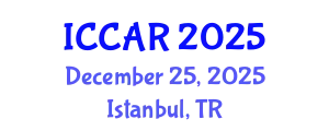 International Conference on Control, Automation and Robotics (ICCAR) December 25, 2025 - Istanbul, Turkey