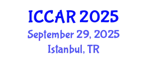International Conference on Control, Automation and Robotics (ICCAR) September 29, 2025 - Istanbul, Turkey
