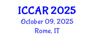 International Conference on Control, Automation and Robotics (ICCAR) October 09, 2025 - Rome, Italy