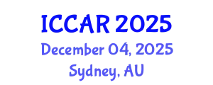 International Conference on Control, Automation and Robotics (ICCAR) December 04, 2025 - Sydney, Australia