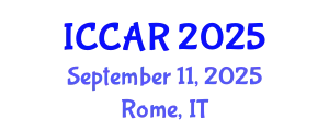 International Conference on Control, Automation and Robotics (ICCAR) September 11, 2025 - Rome, Italy