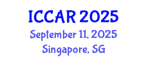 International Conference on Control, Automation and Robotics (ICCAR) September 11, 2025 - Singapore, Singapore