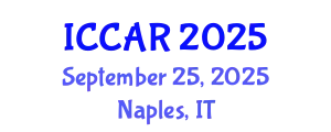 International Conference on Control, Automation and Robotics (ICCAR) September 25, 2025 - Naples, Italy