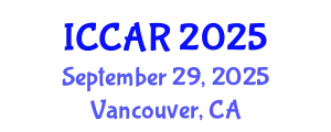 International Conference on Control, Automation and Robotics (ICCAR) September 29, 2025 - Vancouver, Canada