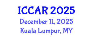 International Conference on Control, Automation and Robotics (ICCAR) December 11, 2025 - Kuala Lumpur, Malaysia