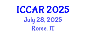 International Conference on Control, Automation and Robotics (ICCAR) July 28, 2025 - Rome, Italy