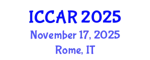 International Conference on Control, Automation and Robotics (ICCAR) November 17, 2025 - Rome, Italy
