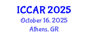International Conference on Control, Automation and Robotics (ICCAR) October 16, 2025 - Athens, Greece