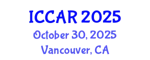 International Conference on Control, Automation and Robotics (ICCAR) October 30, 2025 - Vancouver, Canada