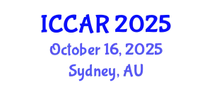International Conference on Control, Automation and Robotics (ICCAR) October 16, 2025 - Sydney, Australia