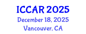 International Conference on Control, Automation and Robotics (ICCAR) December 18, 2025 - Vancouver, Canada