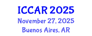 International Conference on Control, Automation and Robotics (ICCAR) November 27, 2025 - Buenos Aires, Argentina
