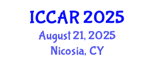 International Conference on Control, Automation and Robotics (ICCAR) August 21, 2025 - Nicosia, Cyprus
