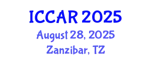 International Conference on Control, Automation and Robotics (ICCAR) August 28, 2025 - Zanzibar, Tanzania