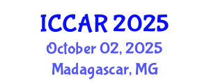 International Conference on Control, Automation and Robotics (ICCAR) October 02, 2025 - Madagascar, Madagascar