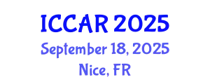 International Conference on Control, Automation and Robotics (ICCAR) September 18, 2025 - Nice, France