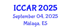 International Conference on Control, Automation and Robotics (ICCAR) September 04, 2025 - Málaga, Spain