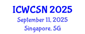 International Conference on Wireless Communication and Sensor Networks (ICWCSN) September 11, 2025 - Singapore, Singapore