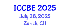 International Conference on Chemical and Biological Engineering (ICCBE) July 28, 2025 - Zurich, Switzerland