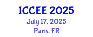 International Conference on Computer and Electrical Engineering (ICCEE) July 17, 2025 - Paris, France