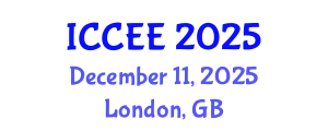 International Conference on Computer and Electrical Engineering (ICCEE) December 11, 2025 - London, United Kingdom