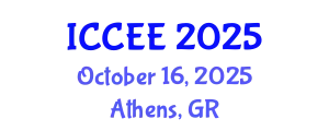 International Conference on Computer and Electrical Engineering (ICCEE) October 16, 2025 - Athens, Greece