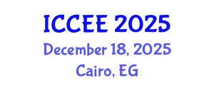 International Conference on Computer and Electrical Engineering (ICCEE) December 18, 2025 - Cairo, Egypt