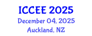 International Conference on Computer and Electrical Engineering (ICCEE) December 04, 2025 - Auckland, New Zealand
