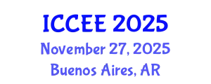 International Conference on Computer and Electrical Engineering (ICCEE) November 27, 2025 - Buenos Aires, Argentina