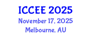 International Conference on Computer and Electrical Engineering (ICCEE) November 17, 2025 - Melbourne, Australia