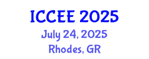 International Conference on Computer and Electrical Engineering (ICCEE) July 24, 2025 - Rhodes, Greece