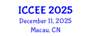 International Conference on Computer and Electrical Engineering (ICCEE) December 11, 2025 - Macau, China