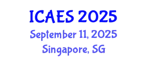 International Conference on Anthropological and Ethnological Sciences (ICAES) September 11, 2025 - Singapore, Singapore