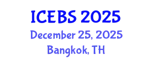 International Conference on Education and Behavioral Sciences (ICEBS) December 25, 2025 - Bangkok, Thailand
