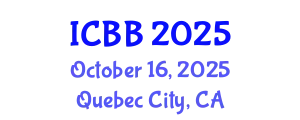 International Conference on Bioinformatics and Biomedicine (ICBB) October 16, 2025 - Quebec City, Canada