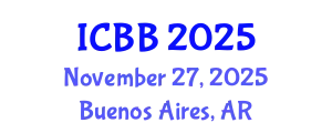 International Conference on Bioinformatics and Biomedicine (ICBB) November 27, 2025 - Buenos Aires, Argentina